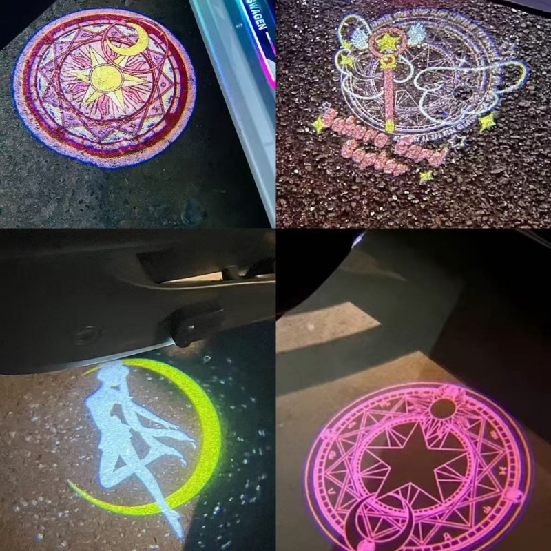 Car Accessories Cute - Projektor świateł powitalnych do samochodu z