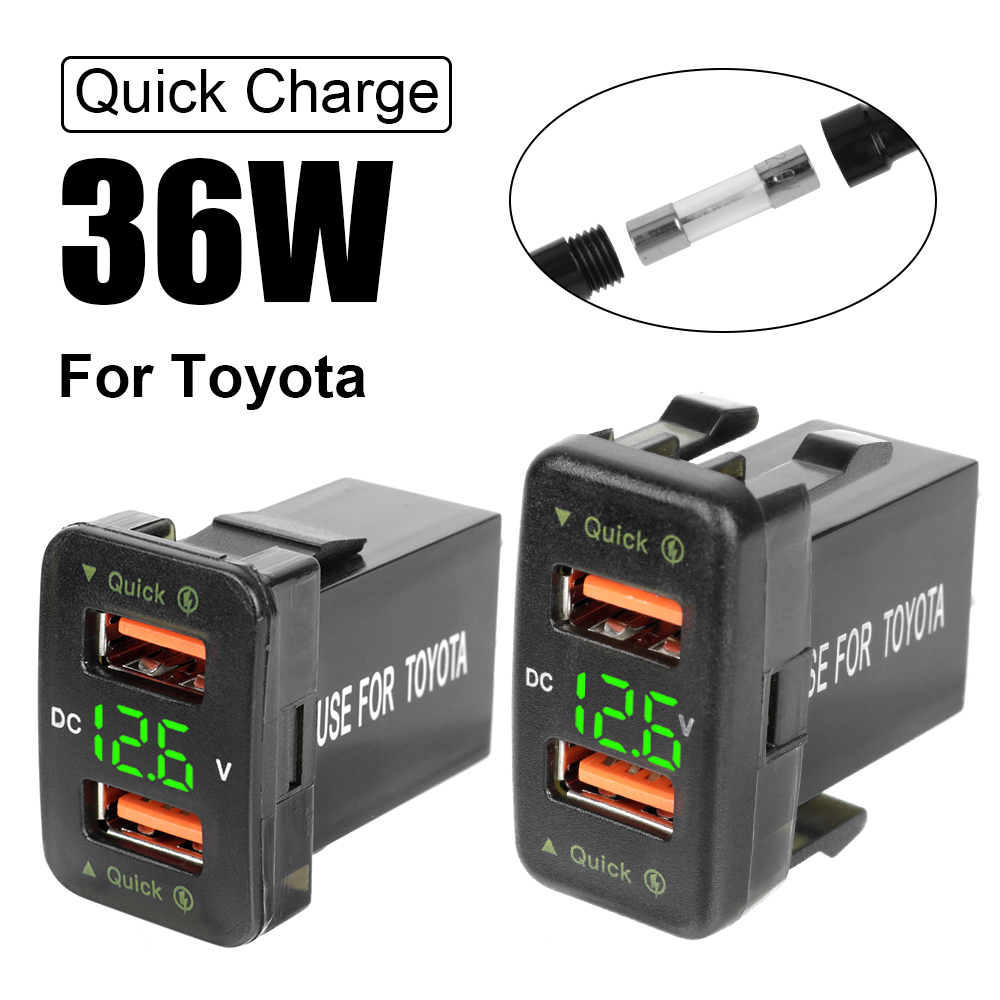 Car Accessories Qc - Akcesoria samochodowe LED Zasilacz do Toyoty