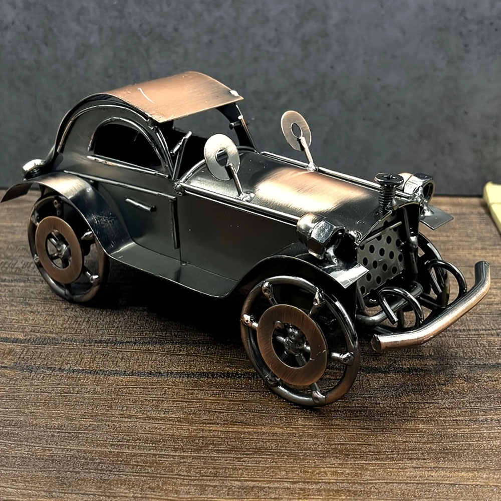 Car Accessories Xmas - Antyczny żelazny model samochodu – ozdoba