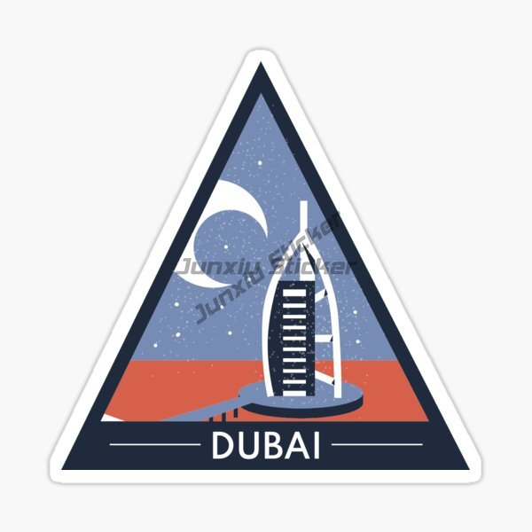 Car Accessories Dubai - Dubaj ZEA ZEA Sceneria Wielbłądy Naklejka
