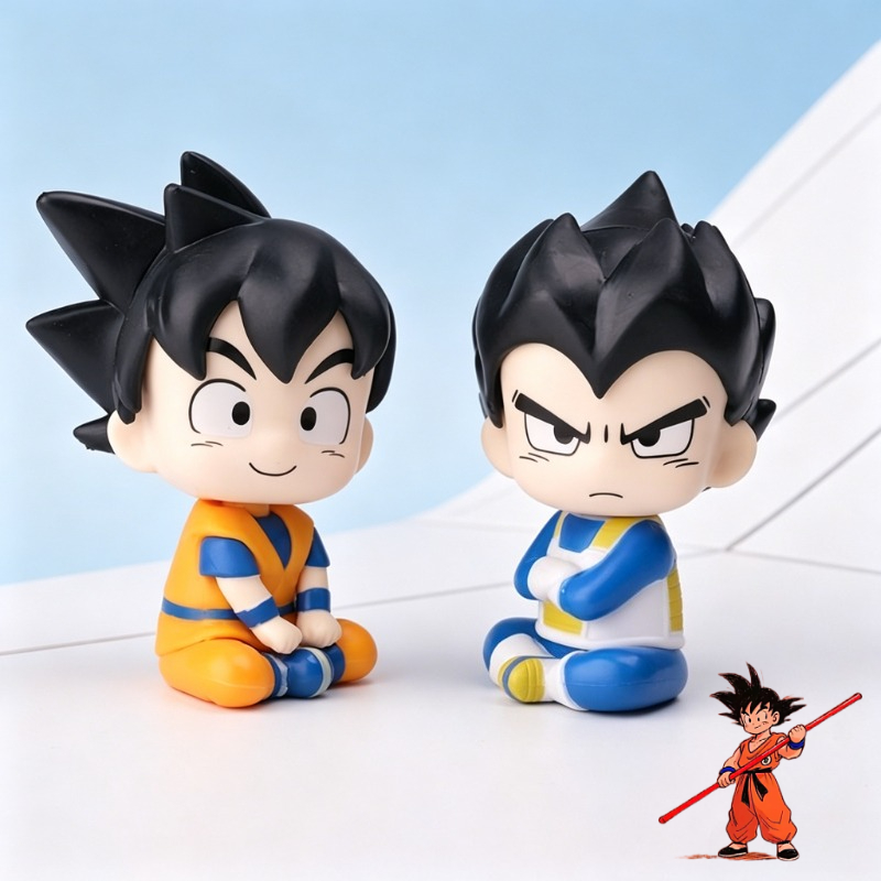 Car Accessories Cute - Dragon Ball chibi Son Goku Vegeta