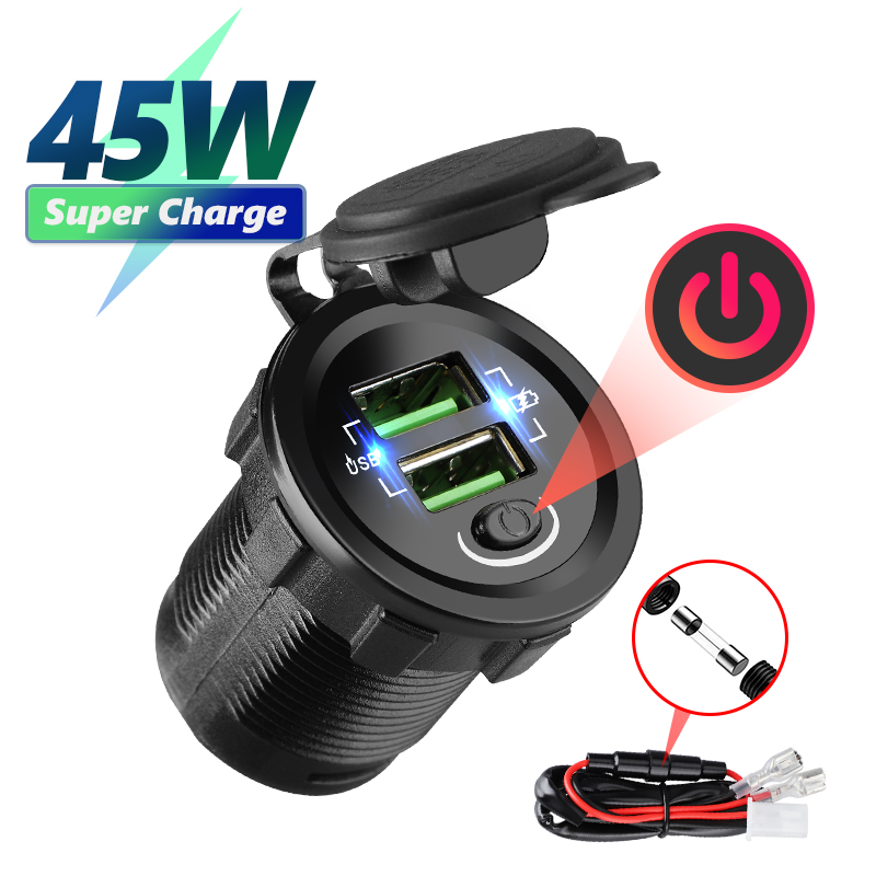 Car Accessories Qc - QC3.0 36W samochodowa ładowarka USB Auto