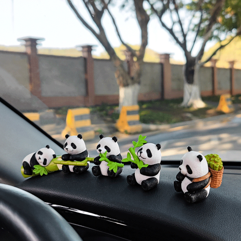Nowy śliczny wzór pandy ozdoby – Car Accessories Xmas recenzja i cena