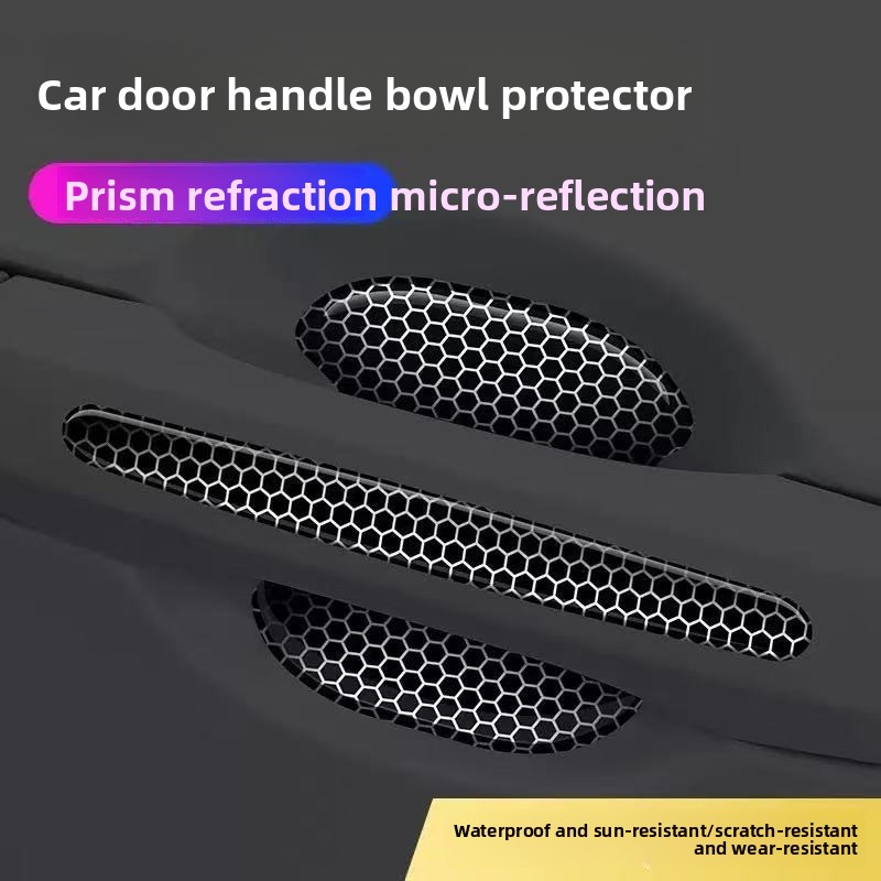 4/8 szt. Naklejki ochronne na  – Car Door Handle Protector recenzja i cena