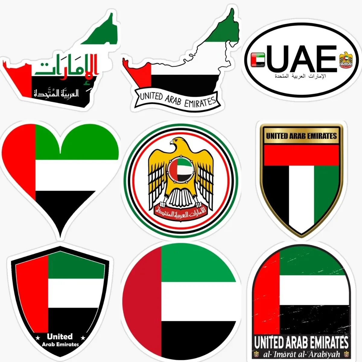 Mapa flagi Zjednoczonych Emira – Car Accessories Uae recenzja i cena