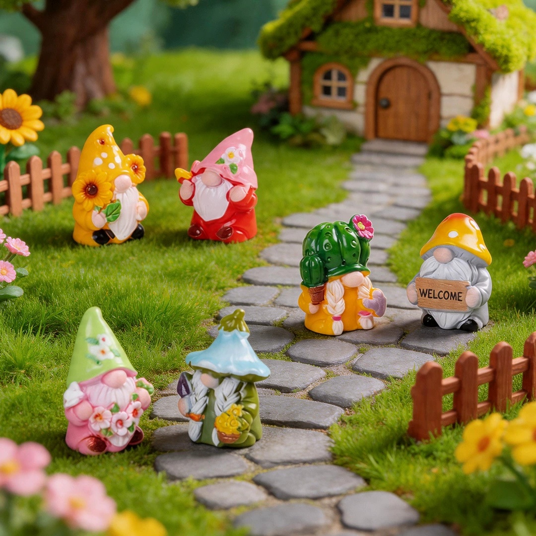 Mini 6 szt. Figurki Gnomów z Ż – Car Accessories Xmas recenzja i cena