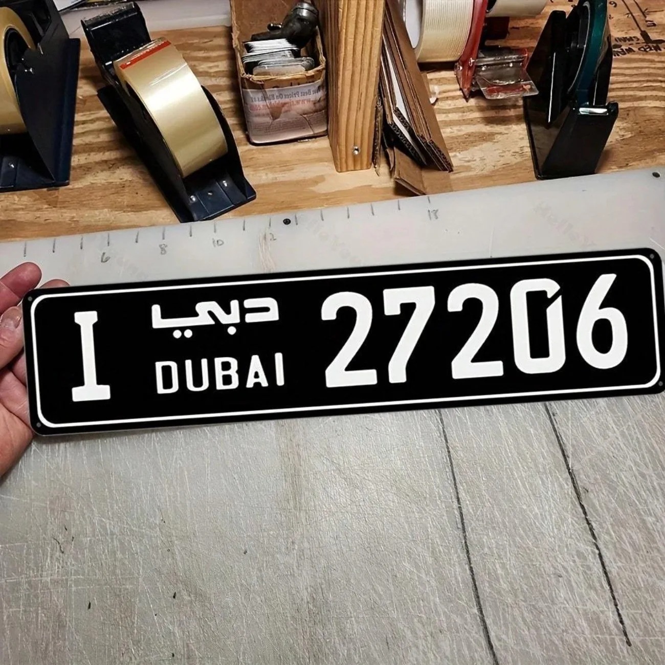 Grawerowany aluminiowy znak ul – Car Accessories Dubai recenzja i cena