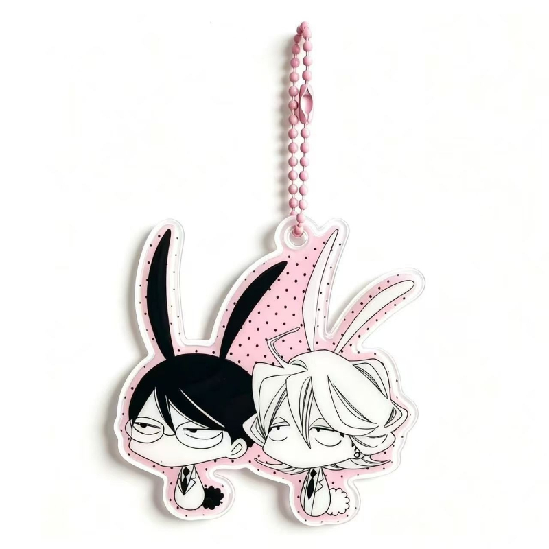 Nowy akrylowy breloczek Doukyu – Car Accessories Cute recenzja i cena