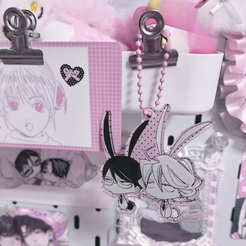 Nowy akrylowy breloczek Doukyu – Car Accessories Cute recenzja i cena
