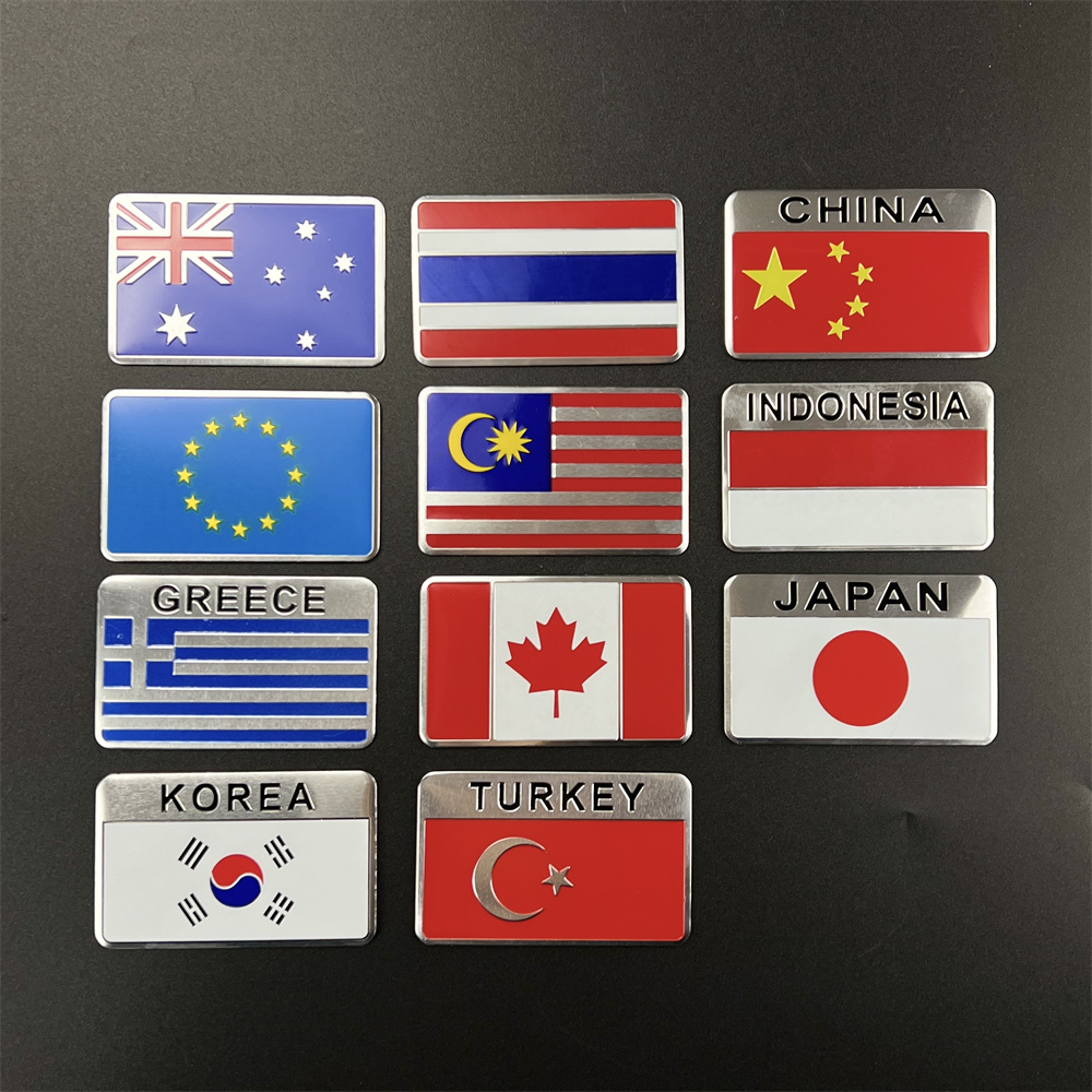 Aluminiowa naklejka Flaga naro – Car Accessories Uae recenzja i cena
