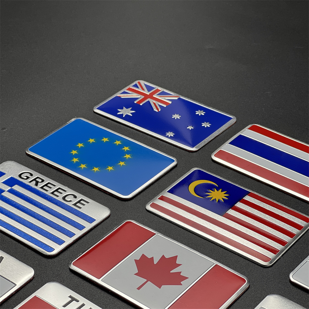 Aluminiowa naklejka Flaga naro – Car Accessories Uae recenzja i cena