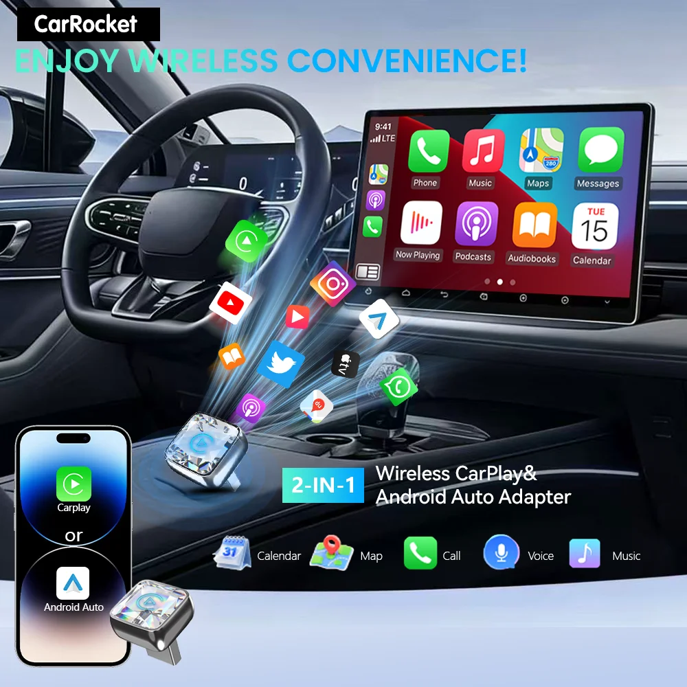 Adapter bezprzewodowy CarRocke – Car Accessories Usa recenzja i cena