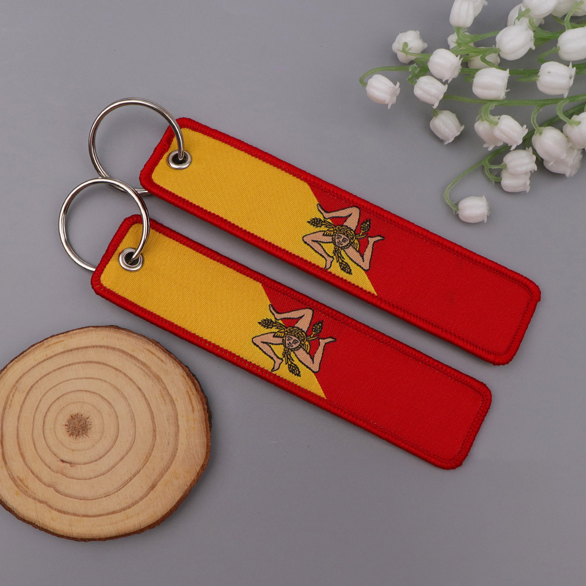 1 SZT. Breloczek z haftem lotn – Car Accessories Quotation recenzja i cena